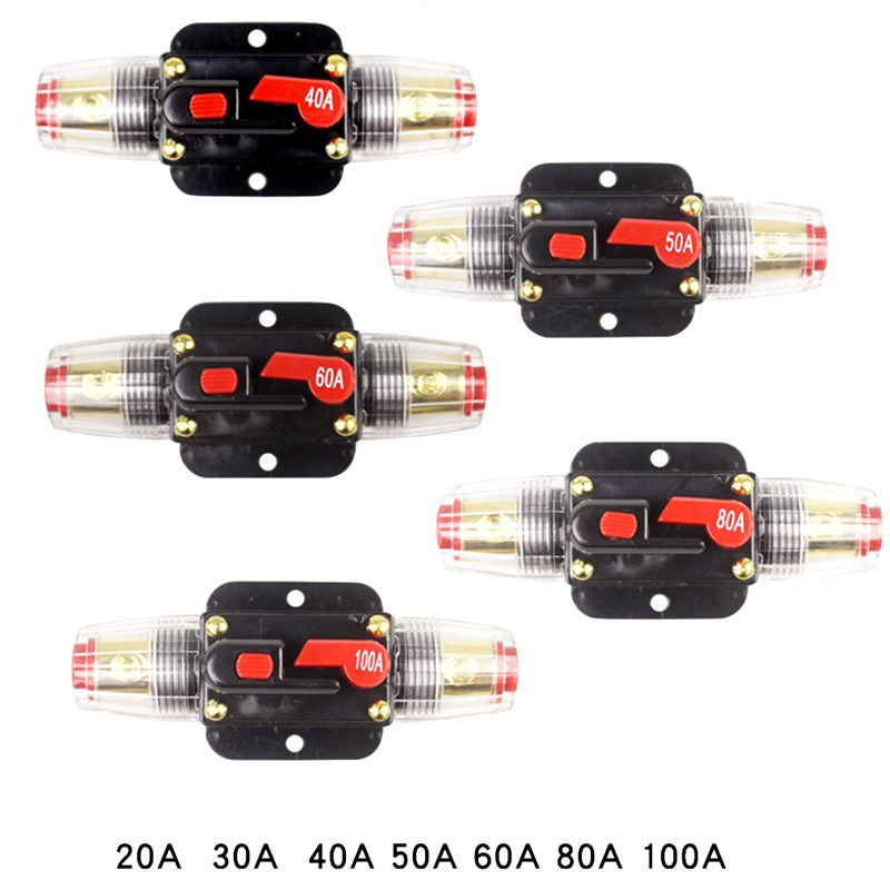 Audio & Music Xbox - Disjuntor de Circuito Manual DC12V/24V para