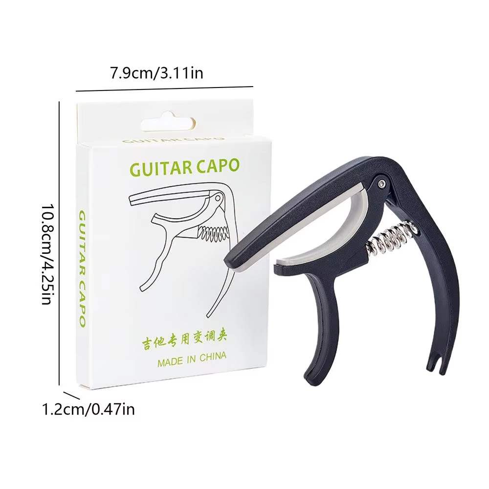 Guitar Capo Clip - Capo de guitarra portátil de plástico,