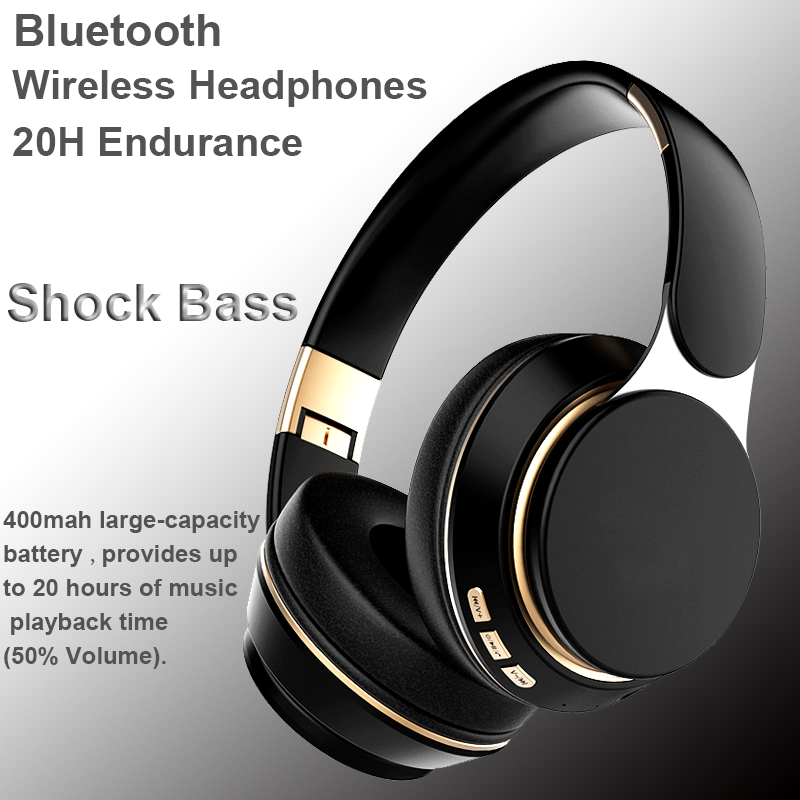 Audio Music Technology - Fones de ouvido sem fio bluetooth