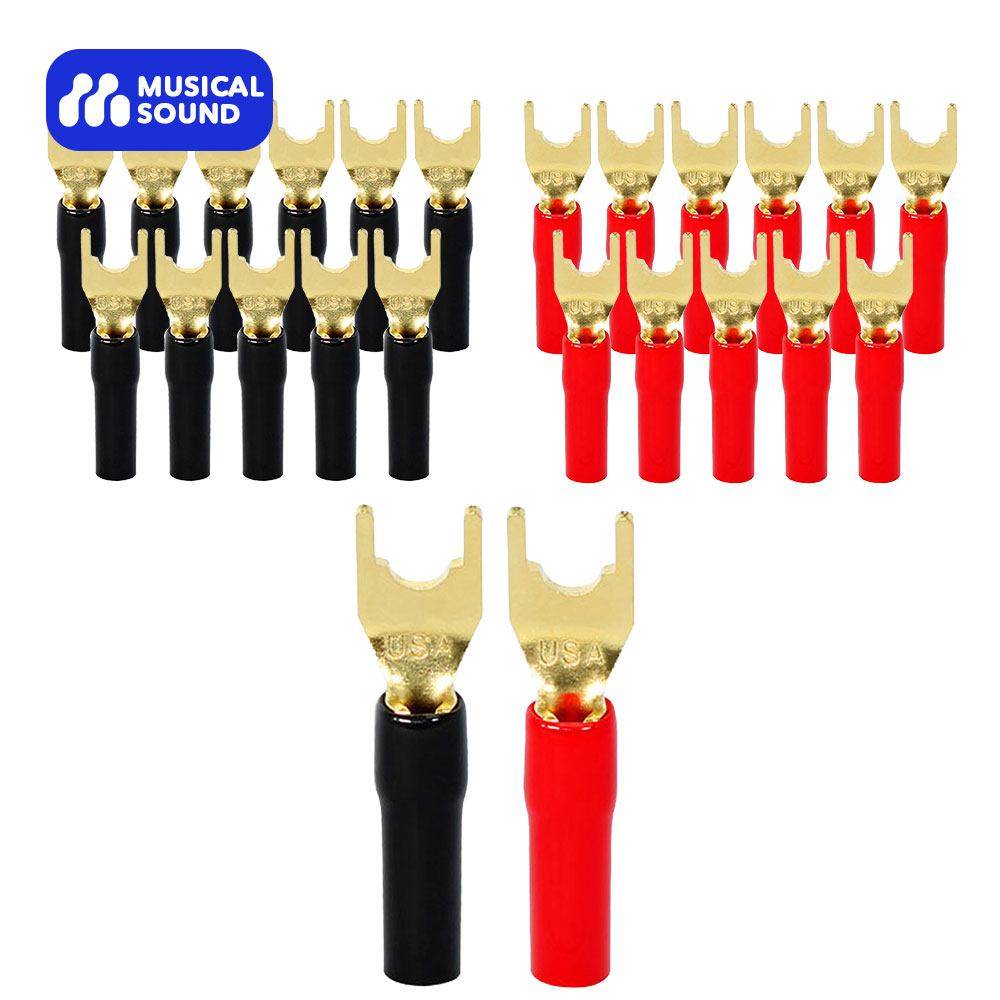 Audio Music Hifi - Plugue banana de som musical 24k,