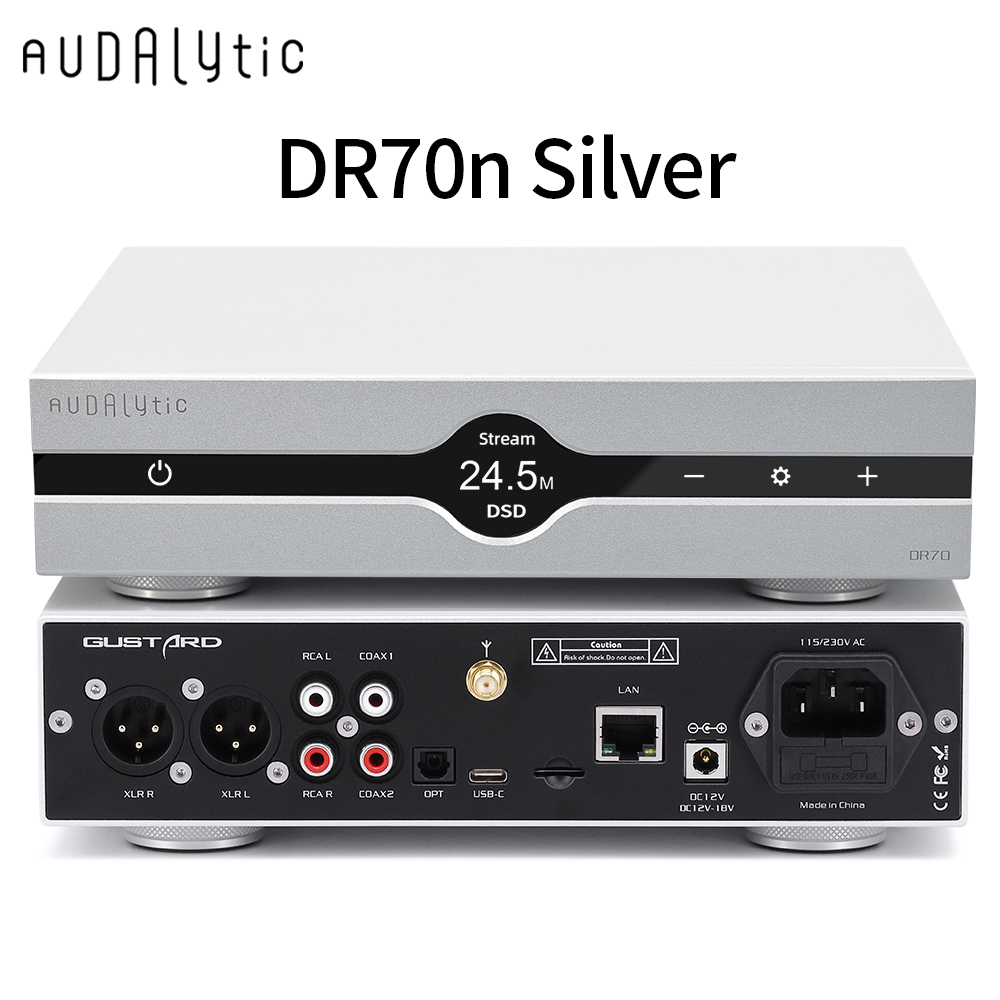 Gustard Audalytic DR70n&DR70 D - Audio Music Hifi avaliação e preço