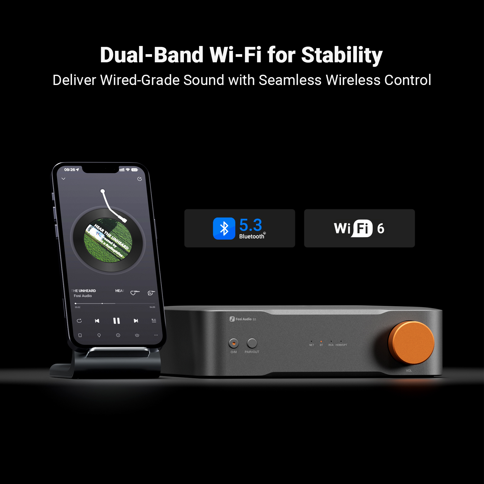 Fosi Audio Hi-Res Music Stream - Audio Music Hifi avaliação e preço