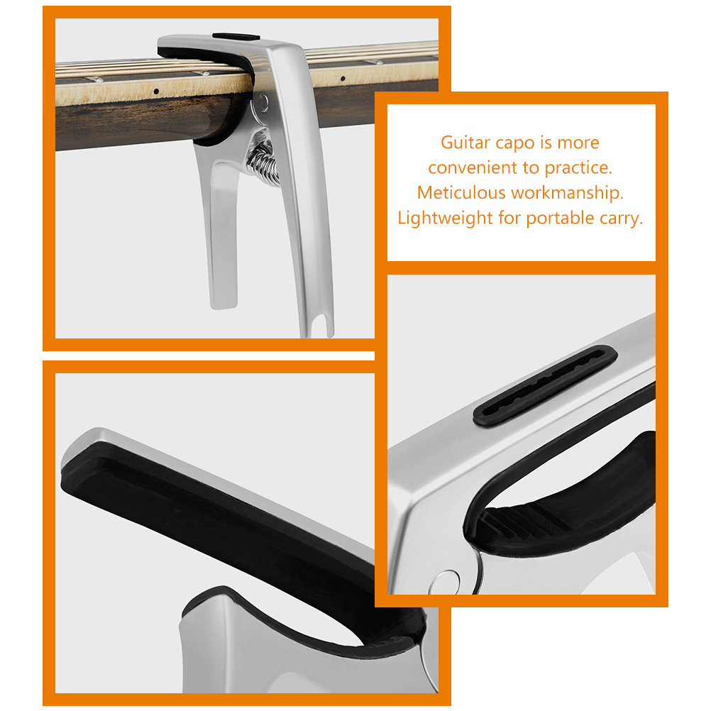 Capo de Guitarra Versátil de M - Guitar Capo Clip avaliação e preço
