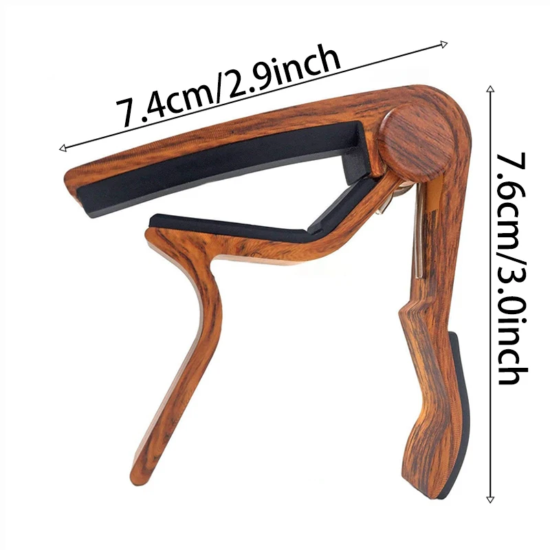 Capo de guitarra de liga de zi - Guitar Capo Clip avaliação e preço