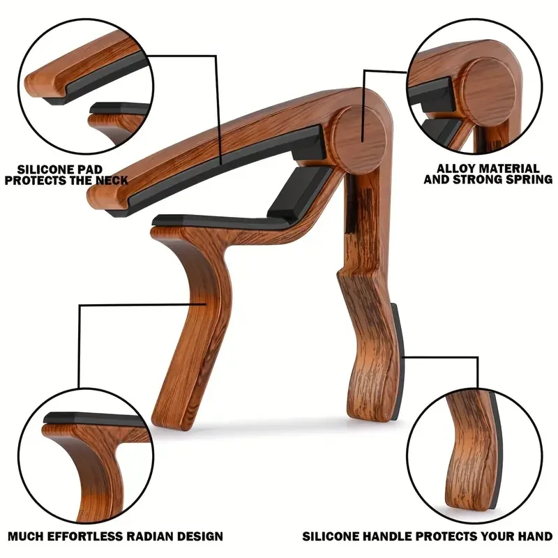 Capo de guitarra de liga de zi - Guitar Capo Clip avaliação e preço