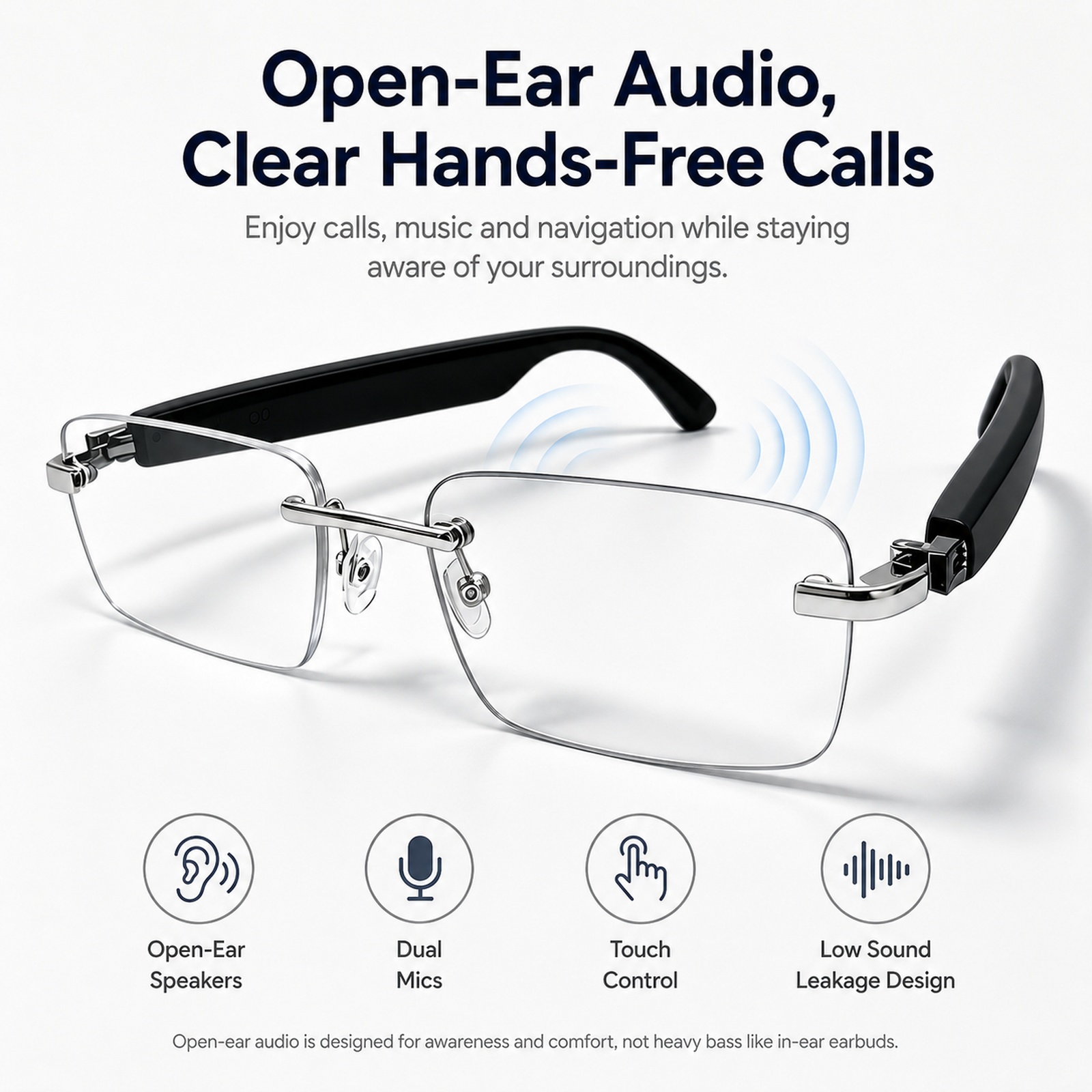 Óculos de Sol Inteligentes Blu - Audio Music Bluetooth avaliação e preço
