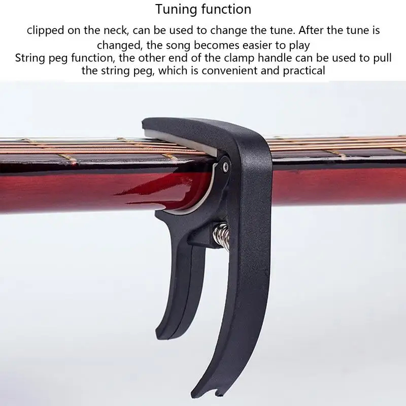 Capo de Plástico Portátil Pret - Guitar Capo Clip avaliação e preço